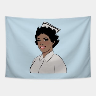 Comic book style nurse from the 50s Tapestry