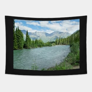 Wheaton River alpine valley Yukon Territory Canada Tapestry
