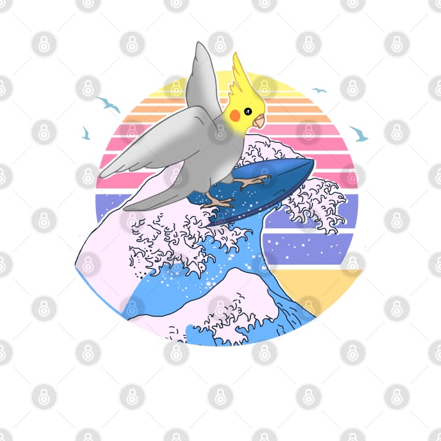 Aesthetic Surfing Cocktiel Doodle by FandomizedRose