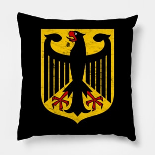 German Eagle // Vintage Distressed Style Pillow