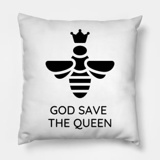 God Save the Queen Bee Pillow