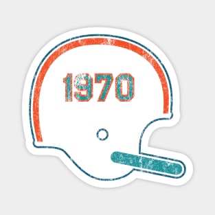 Miami Dolphins Year Founded Vintage Helmet Magnet