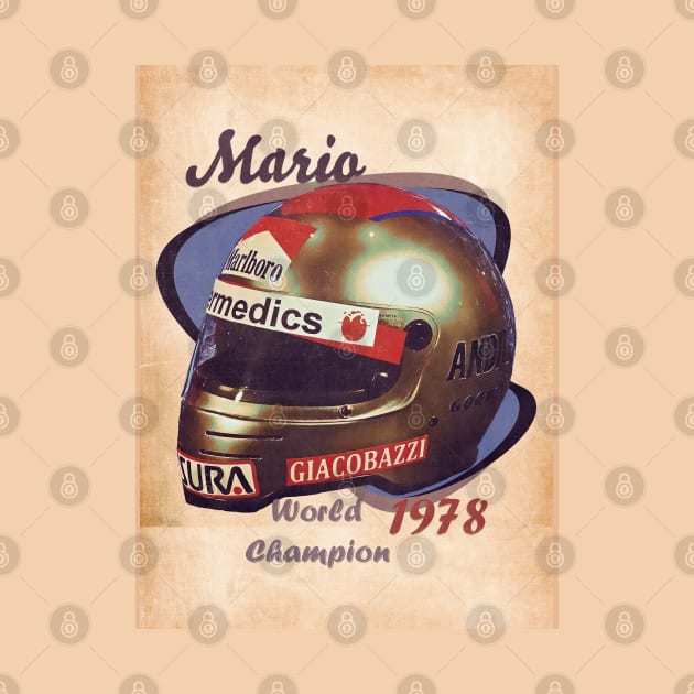 1978 Mario Andretti by Popcult Posters