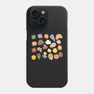 Korean Aesthetic Sticker Pack Phone Case