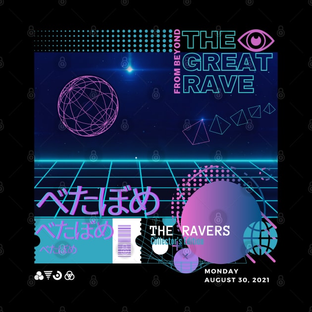 Techno Merch - The Great Rave - For Techno Music Lovers by THE RAVERSBRAND