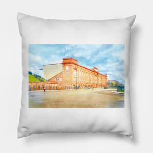 The big orange house in Ibrox Pillow