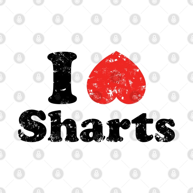 I Heart Sharts {Vintage} by tinybiscuits