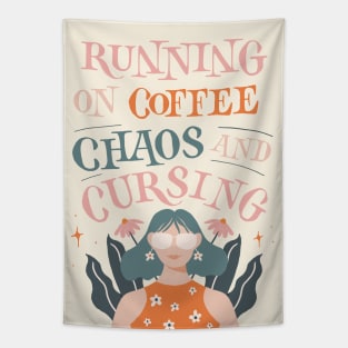 Running on coffee Tapestry