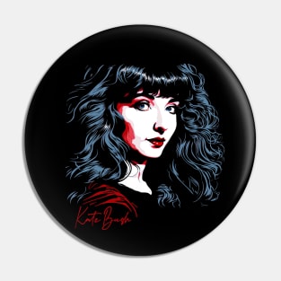 Kate Bush - 80s Retro Design Pin