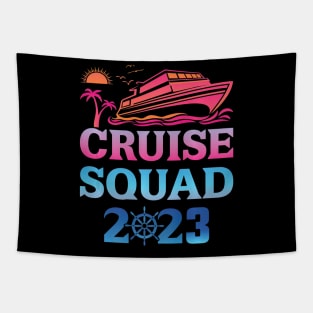 Family Cruise Squad 2023 Family Matching Group Squad Trip Tapestry