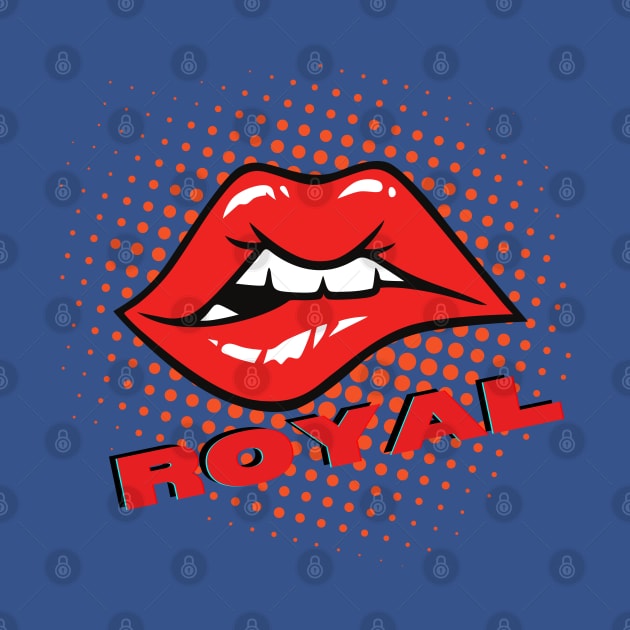 Royal Sexy Lips Pop Color by GypsyBluegrassDesigns