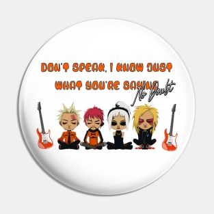 No Doubt Music Graphic 07 Pin