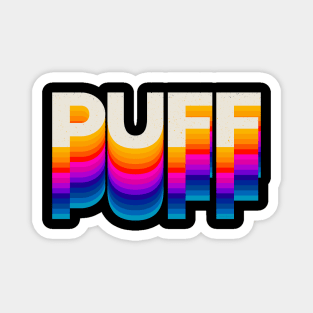 4 Letter Words - Puff Magnet