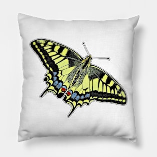 Swallowtail Butterfly Papilio machaon Pillow