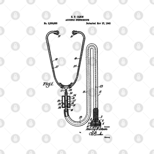 Stethoscope Patent Black by Luve