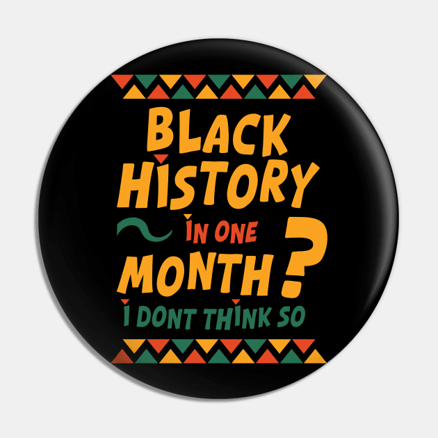 Old School Black History Pin by The Badin Boomer