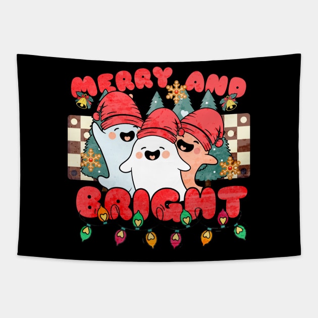 Merry and Bright Tapestry by MZeeDesigns