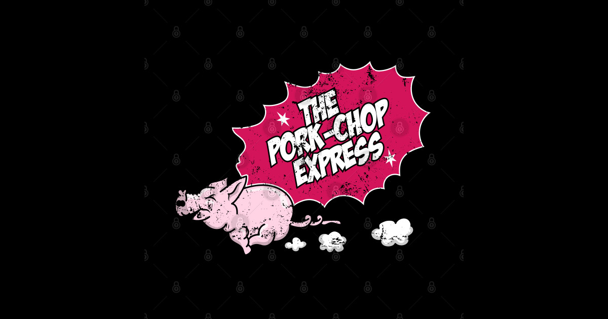 Pork Chop Express Pork Chop Express Sticker TeePublic
