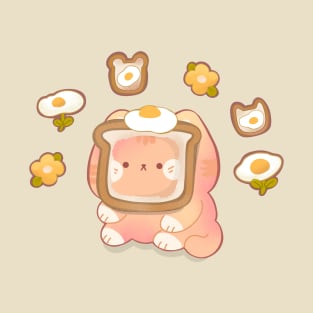 Eggy Breaded Cat T-Shirt