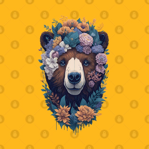 bear forest art by Zaawely