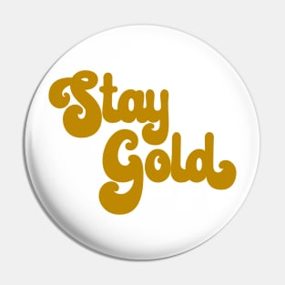 BTS stay gold Pin