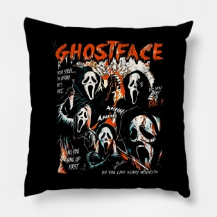 Scream Splatter Pillow