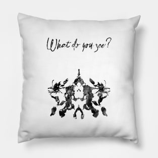 Rorschach inkblot test Pillow