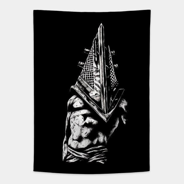 Pyramid Thing Tapestry by JonathanGrimmArt