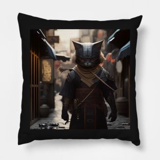 Ninja Cat Pillow