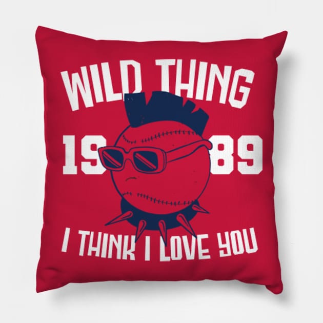 Wild Thing 1989 I Think I Love You // Funny Movie Parody Pillow by SLAG_Creative