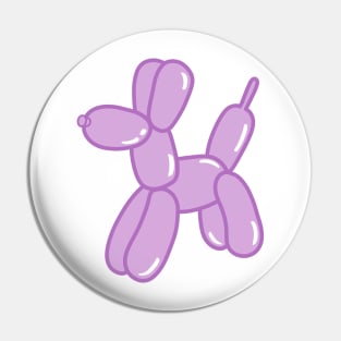 Purple Balloon Dog Pin