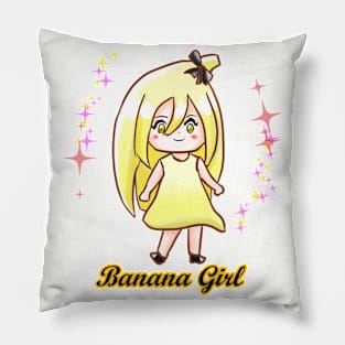 Banana Girl Pillow