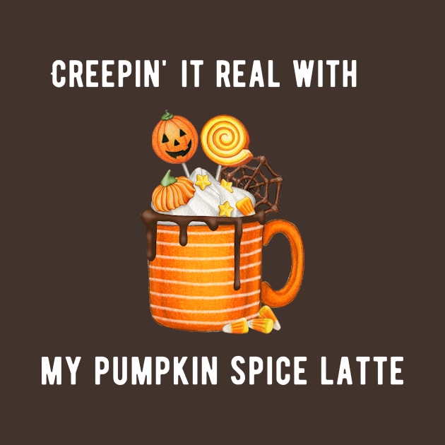 Halloween Pumpkin spice Latte Design by Salsa's Creation