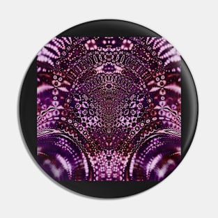 Fractal Saturday Night Elegance Pin