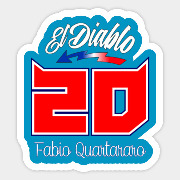Fabio Quartararo Stickers 20 El Diablo