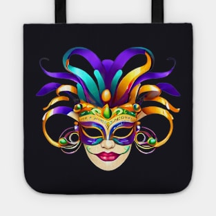 Carnival Reverie Dynamic Designs For Mardi Gras Revelry Tote