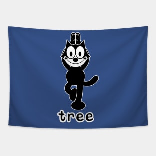 Yoga felix tree Tapestry