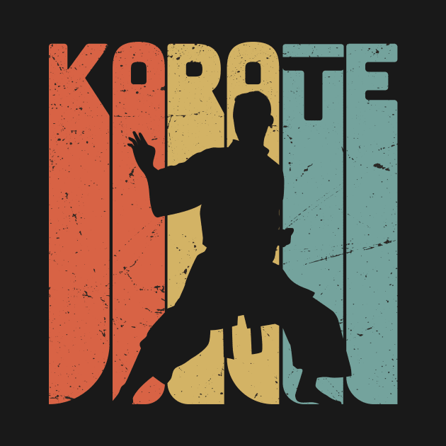 Retro Karate, Karate lover gift idea , karate fan present, martial arts by Anodyle