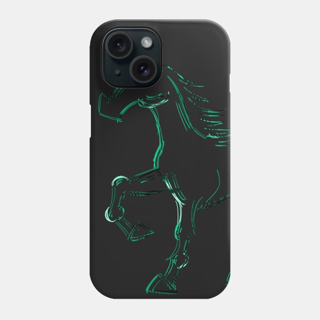 Aqua Line Unicorn Phone Case by Thatssounicorny