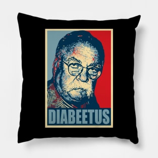 Retro diabeetus Pillow