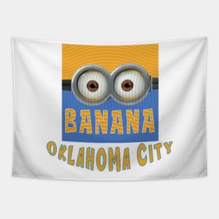 DESPICABLE MINION AMERICA OKLAHOMA CITY Tapestry