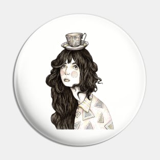 Tea Babe Pin