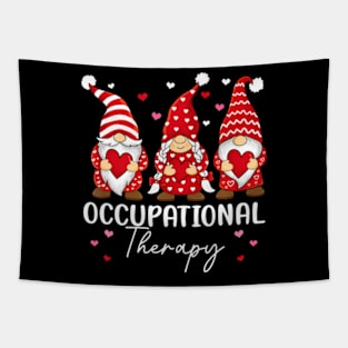 Occupational Therapy Valentines Day Gnomes Cool OT Therapist Tapestry