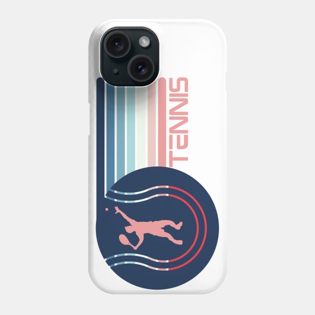 Tennis Phone Case by Myartstor 