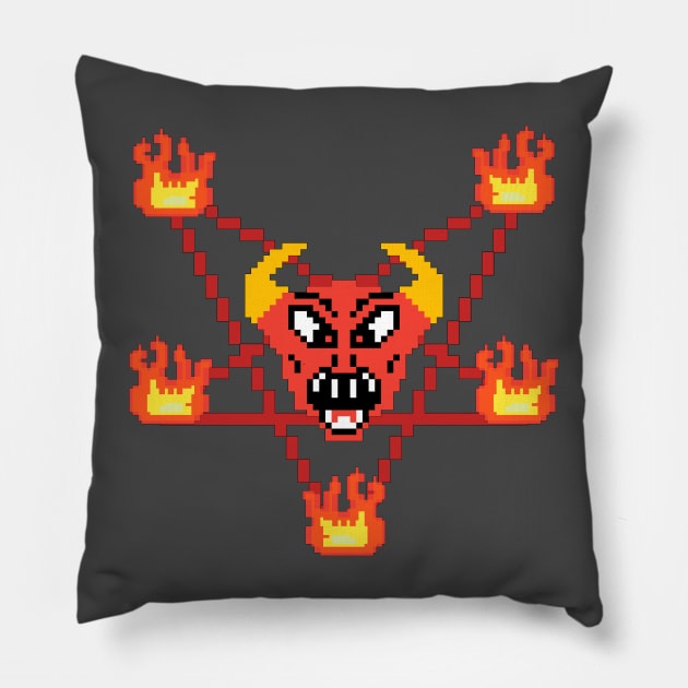 Hell Fire Pillow by Cup Of Joe, Inc.