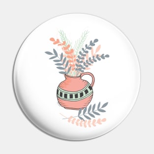 Coral Still Life Pin