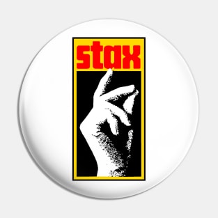 Stax Hand Finger Yellow Pin