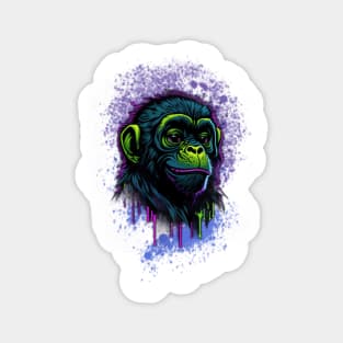 monkey art Magnet