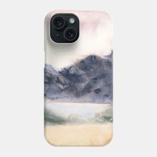 Tundra Basin Watercolor Painting Phone Case