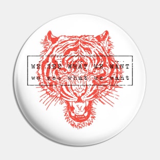 Tiger See Pin